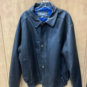 Wilson’s Black Leather Jacket Men’s size L